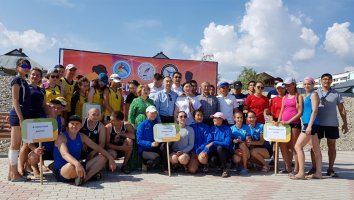 Открытие чемпионата республики по пляжному волейболу